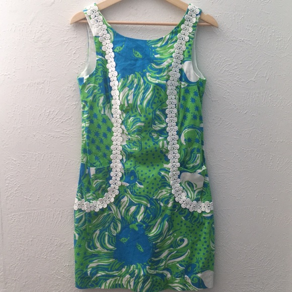 Lilly Pulitzer | Dresses | Lilly Pulitzer Summer Leo Lion Print Cotton ...